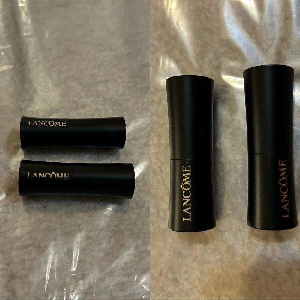 4* Lancome L'ABSOLU ROUGE CREAM LIPSTICK in 196 French Touch & 274 French Tea